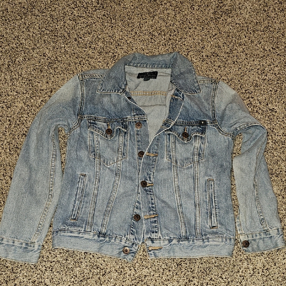 Lucky Brand Classic Blue Denim Jean Jacket Size Small S